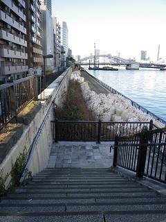 Tsukishima River water gate construction _4.JPG