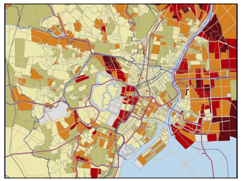 Seismic intensity distribution in Tokyo during the Great Kanto Earthquake. png