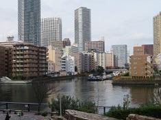 Tsukishima River Tsukishima Bridge 2.JPG