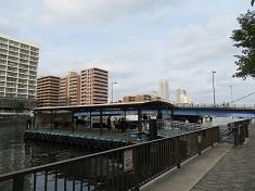 Reimei Bridge and the boat landing. JPG