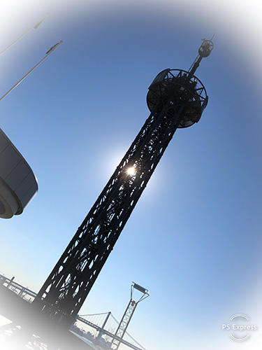 The tower of the passenger ship terminal. jpg