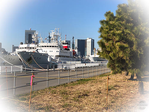 Harumi Wharf and a park with no access. jpg