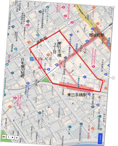 Tachibana-cho = Higashi-Nihonbashi 3-chome map. jpg