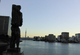 Sumida River in the morning (1.) jpg