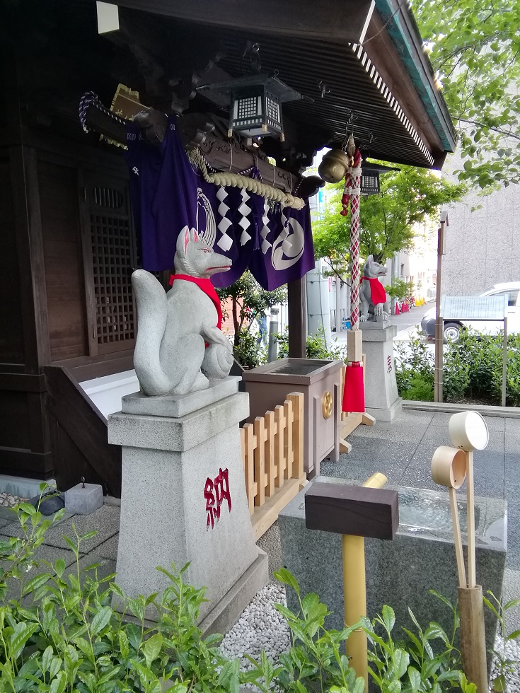  A shrine with a quiet appearance that can be reached from Ningyocho Station 8-Chanogi Shrine- 