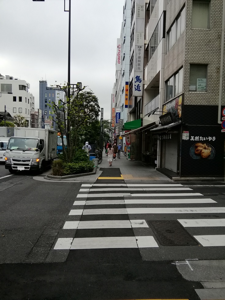 Consider "Newcomer" in front of Ningyocho-dori "Torichika" and Ningyocho 10 years 7
　　~ Scenery of the location street~ 