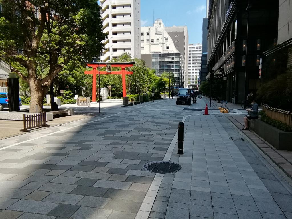 Consider "Newcomer" in front of Fukutoku Shrine and Ningyocho 10 years 8
　　-The second part of the scenery of the location street~ 