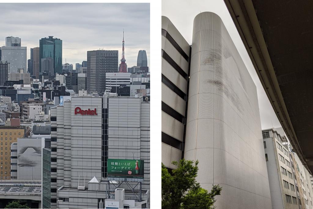  Mini information for people running on the Metropolitan Expressway. Mount Fuji appears in front of you.