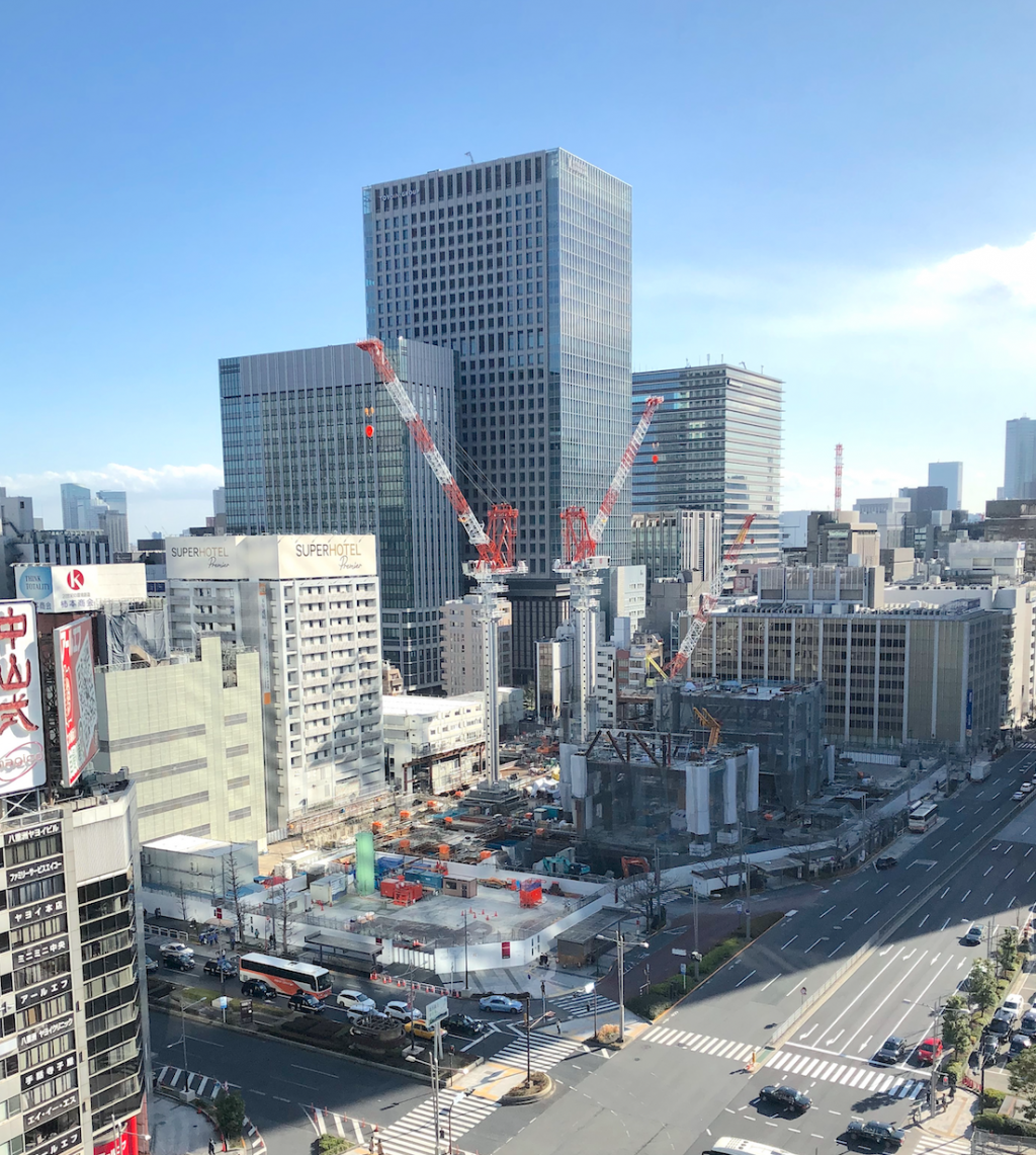  In front of Tokyo Station, where construction is progressing
(Yaesu 2-chome North District Type 1 Urban Redevelopment Project)