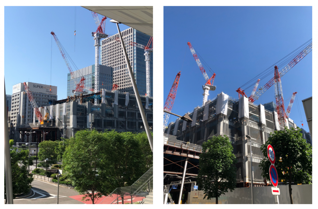  In front of Tokyo Station, where construction is progressing
(Yaesu 2-chome North District Type 1 Urban Redevelopment Project)