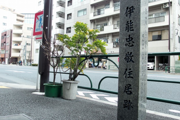  Tadataka Ino, a man walking by looking at the stars