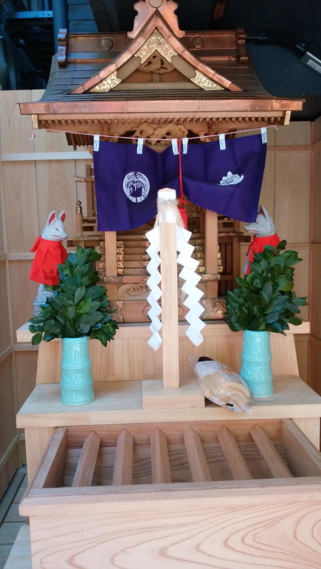 The wish of Inari, a spiritual wish for good luck and fire prevention, has come true, and Kumagaya Inari Shrine is the 12th company to visit Hatcho Shrine!