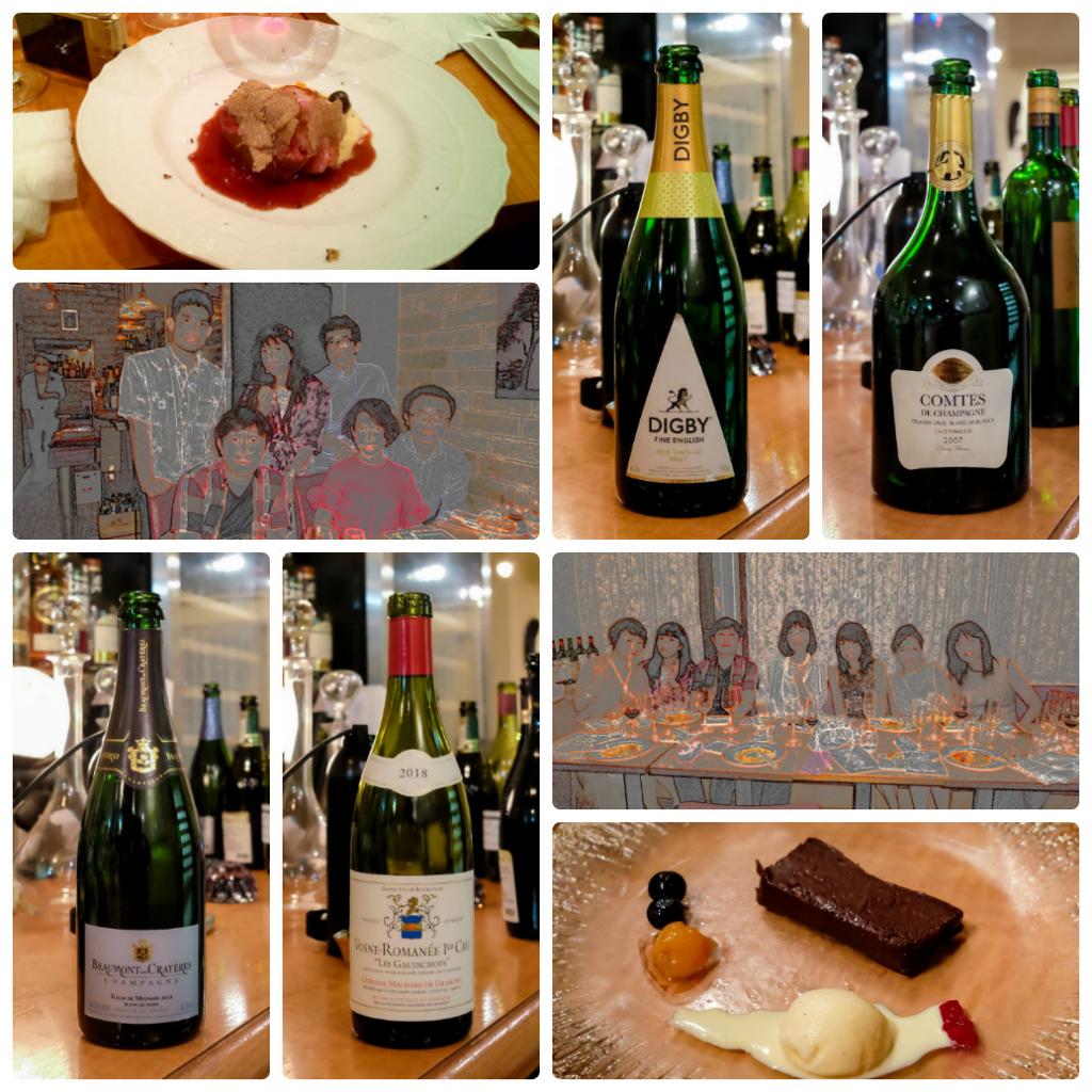  A wine party brought in at Mangee e Boir Nagao