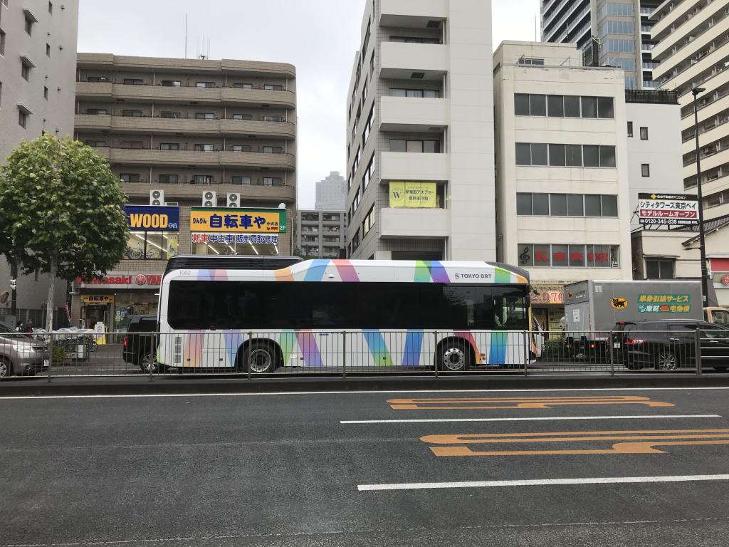 The third bus comes to Chuo-ku from Harumi Kachidoki to Shimbashi and Toranomon Hills at once! ~ Tokyo BRT ~