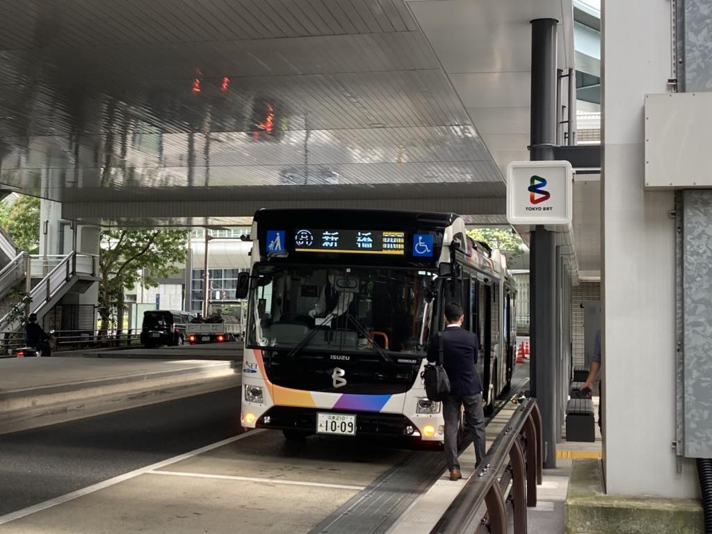 The speed appropriate for the name of the bus high-speed transportation system! Surprisingly fast and comfortable! Tokyo BRT~