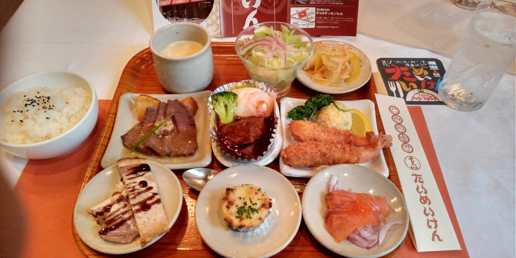 The memorable Western-style small dish lunch Taimeiken temporary closure is scheduled for March 2021.　