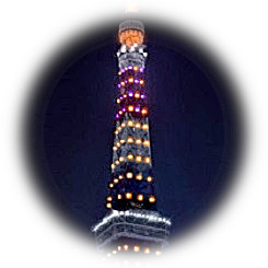  2020 Tokyo Tower Halloween Light Up Lighting