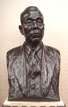 Shochiku Founder Takejiro Otani Statue 1951 1951 Discover an interesting story between Fumio Asakura, sculptor Fumio Asakura and Kabuki actor bust!