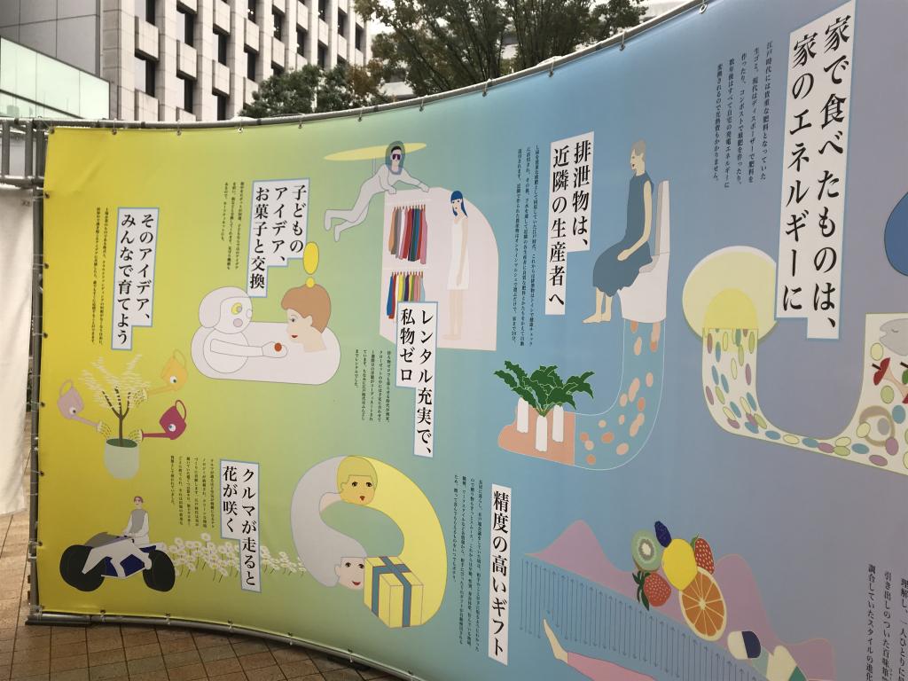 Let's connect to the future. Nihonbashi Goururi Exhibition Edo-Contemporary-Aiming for a Recycling-Oriented Society　