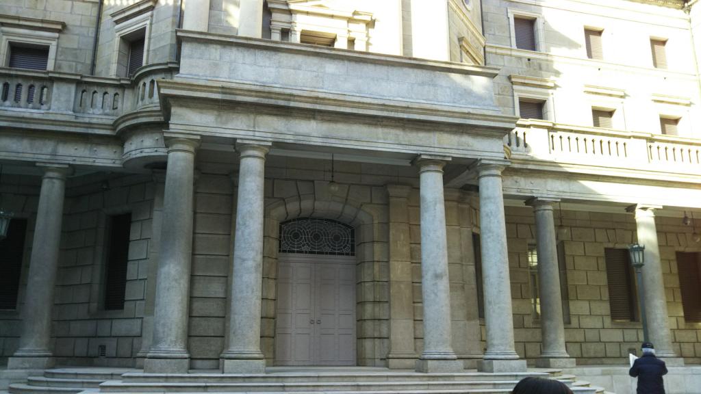 The charm of the main entrance important cultural property [BOJ Main Building] from the courtyard of the main building