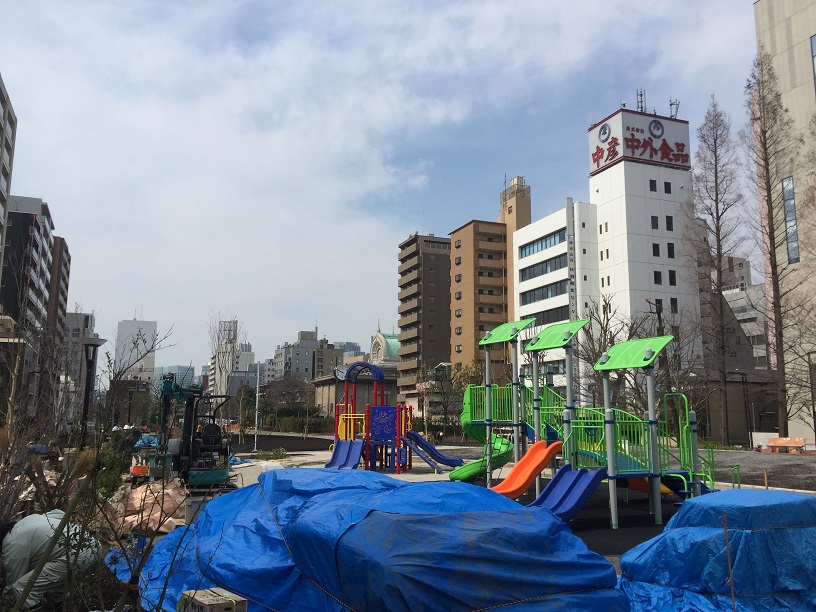  Renewal of Tsukiji River Park