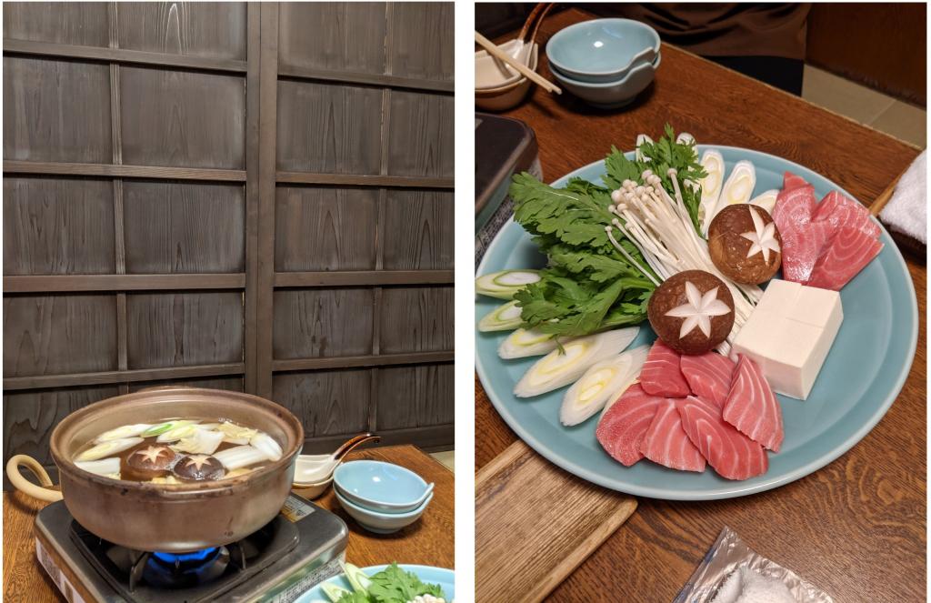 The flow of the Kuroshio Current has changed, and tuna can now be caught. However, "Negima Nabe", which has been handed down since the Edo period, is at Yoshi Umemoto store.