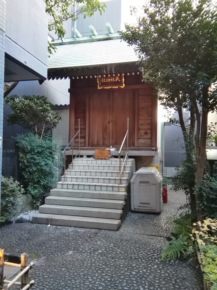  A tour of shrines with a quiet appearance around Kayabacho Station and Hatchobori Station 10-Hatchobori Tenso Shrine- 