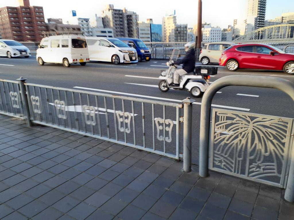 Tour around Chuo-ku Bridge, which imitates the military and fireworks festival 18-Ryogoku Bridge