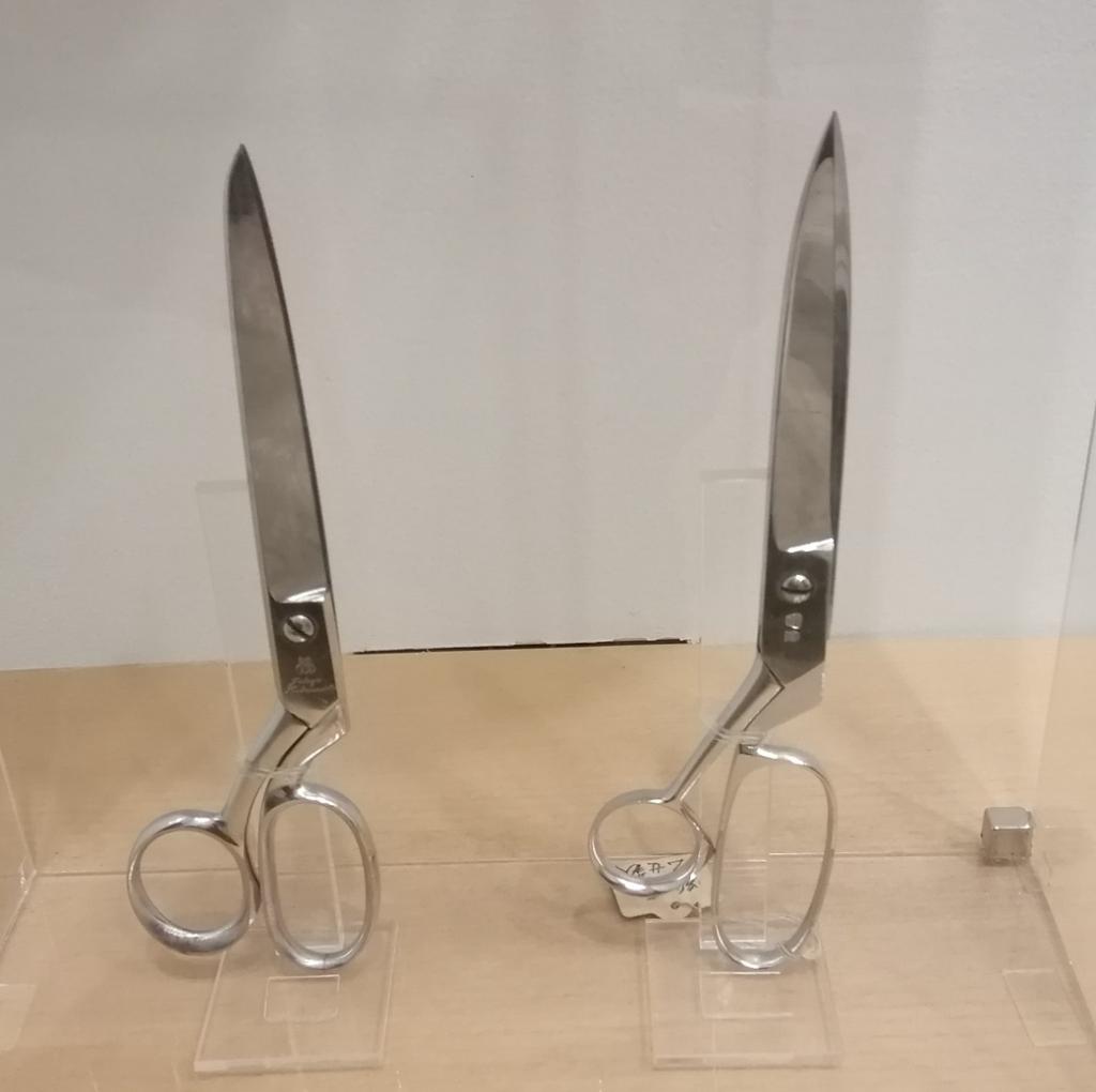 Otome scissors-wearing steel 190mm Not for sale Kuniharu Hanascissors Exhibition-Nihonbashi Kiya Main Store izutuki-