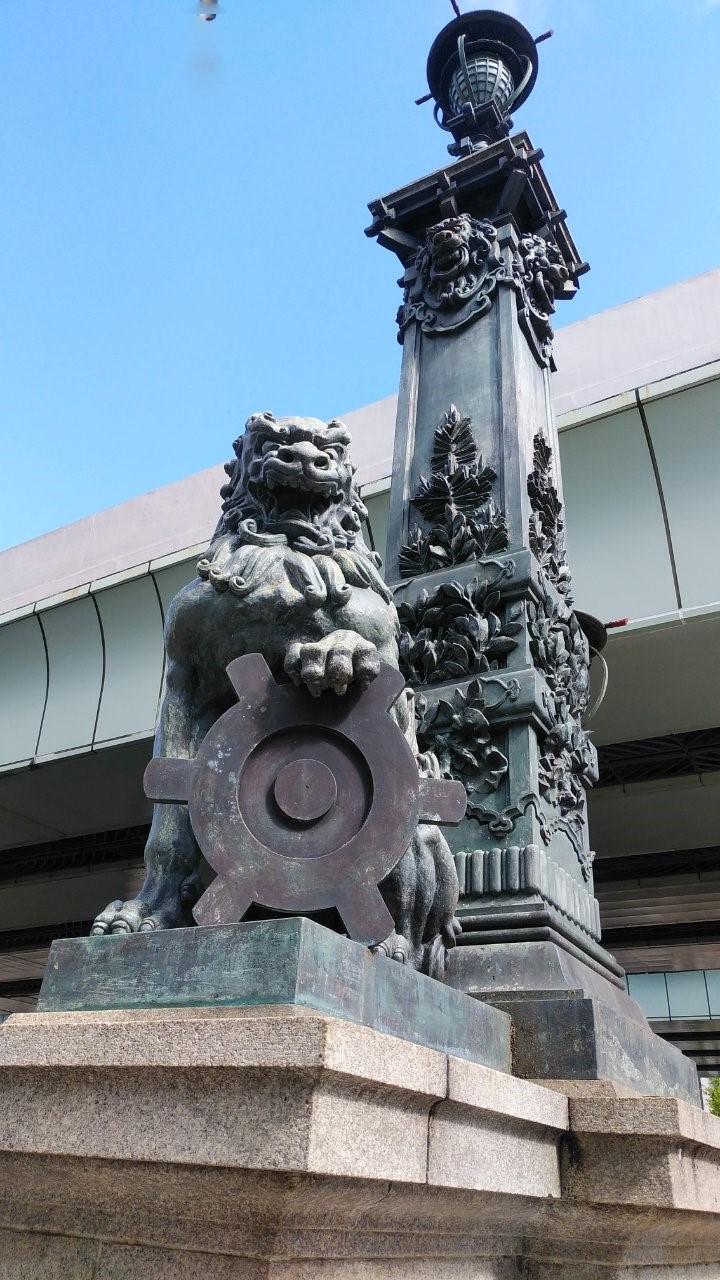 It's like a lion in Nihonbashi, the hair of a lion.