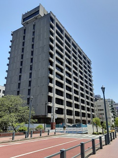 The "Old Dentsu Headquarters Building" disappears soon