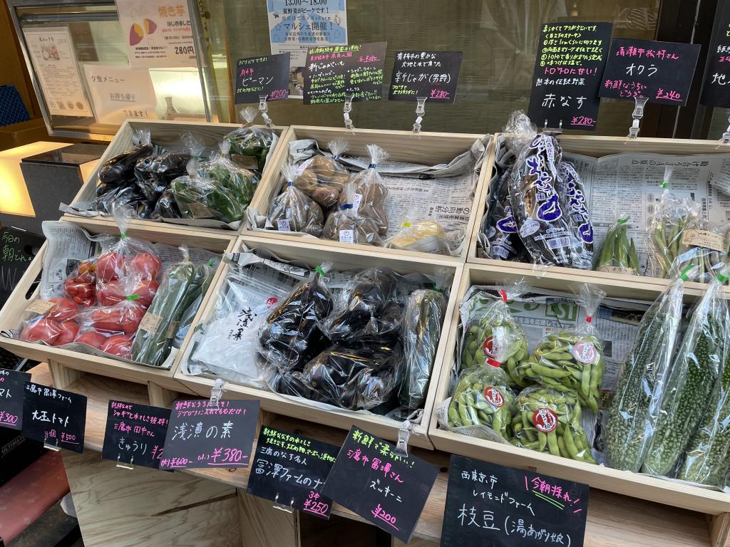  Beautiful vegetables-I'm doing vegetable marche in Ningyocho on the 1st and 3rd Saturday~