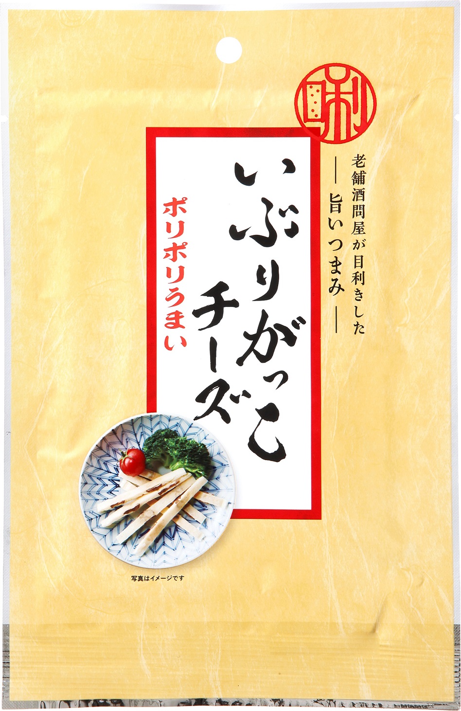 A tasty snack food that a long-established sake wholesaler connoissed
３１ｇ
The desired retail price of 350 yen (excluding tax)
Taste Period　　　　September 120 Introduction of new products
　　~Nihonbashi Kabo~