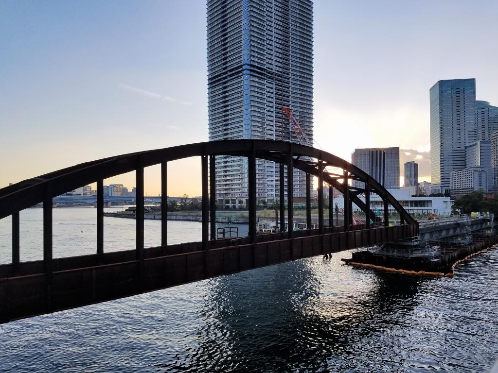  Former Harumi Railway Bridge in remain