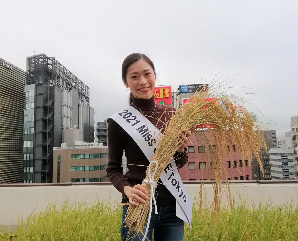  2021 Hakutsuru Ginza Tenku Rice Harvesting
　　~ Hakutsuru Sake Brewery ~