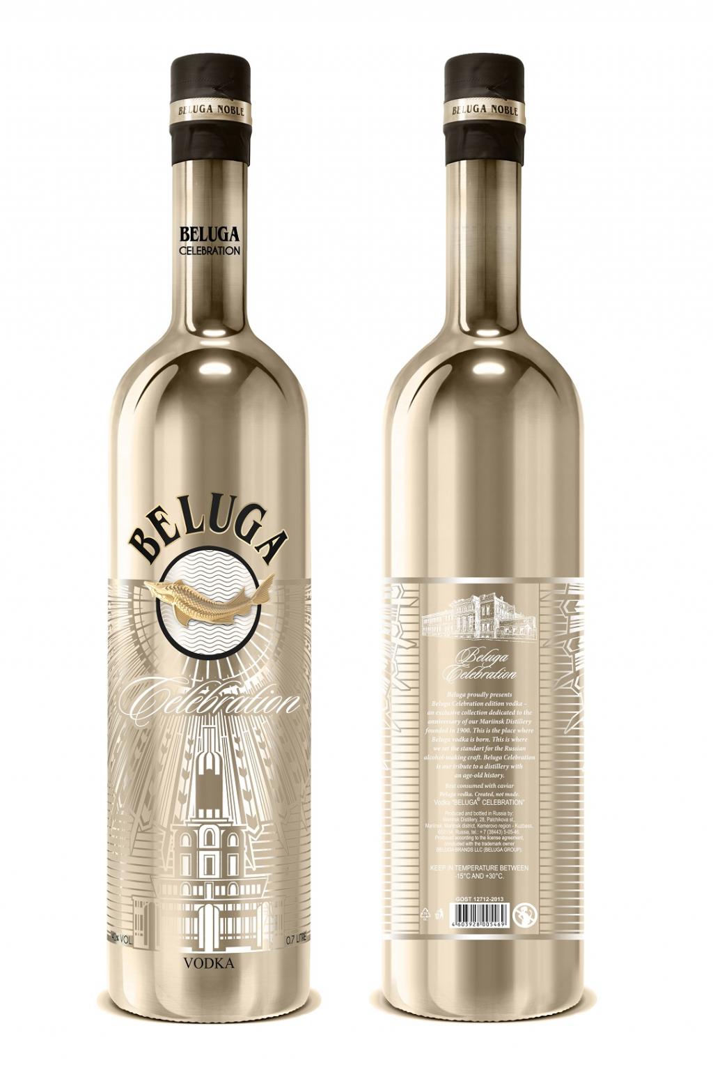 40 degrees Celsius for Berganoble celebration alcohol
７００ｍｌ
Desired retail price 5,500 yen (excluding tax) New release of Russian premium vodka Beruga
　　Kokubun Group Head Office