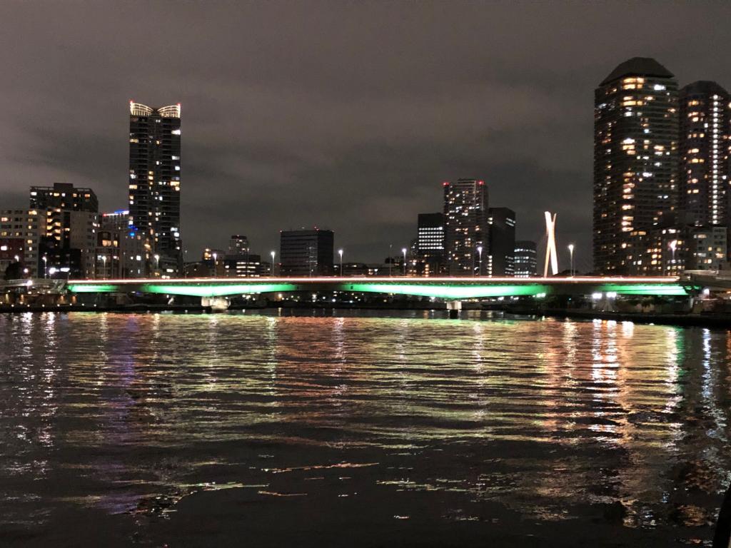 Tsukuda-ohashi Bridge Night Chuo-ku: Mikiko Ishii's work tour