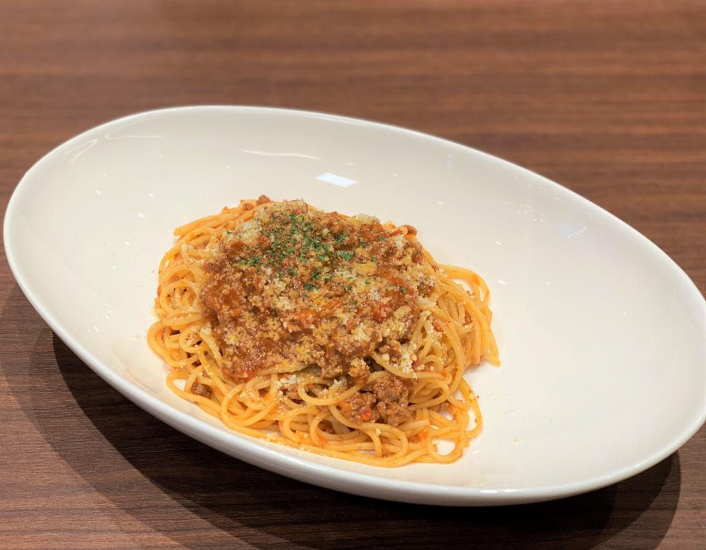 How about pasta meat sauce "Lunch Delivery"?
　　-Nihonbashi Agora Cafe~