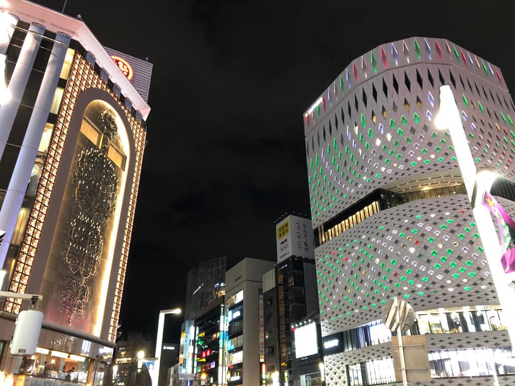  Chuo-ku at night: Light-up tour