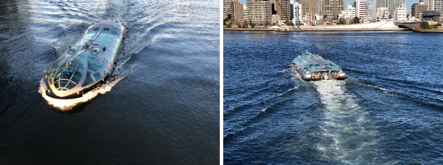 Himiko (HIMIKO) 3 types of spaceships in the Sumida River