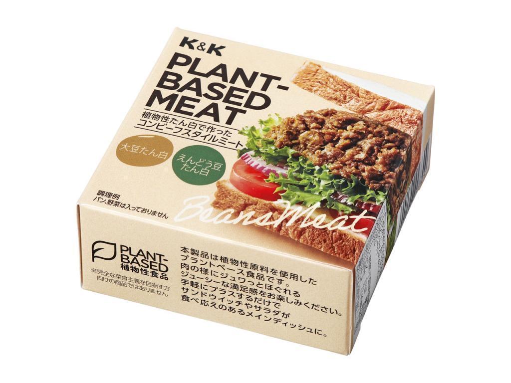 K&K plant-based meat 80g (new F3 can)
400 yen (excluding tax)
Taste Period　　　　Launched K&K Plant-Based Meat for 36 months
　　ROJI Nihonbashi, head office of Kokubun Group