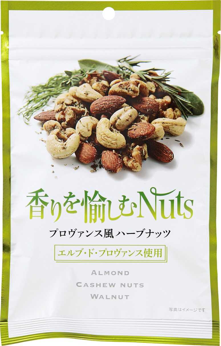 100g Nuts Provence-style herb nuts that enjoy the scent of Nihonbashi Bar
500 yen (excluding tax)
180th “Nihonbashi Kabo Nihonbashi Bar” 4 new products are released.
　　ROJI Nihonbashi, head office of Kokubun Group