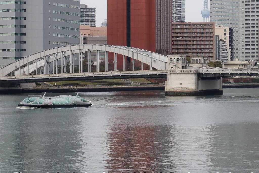  Walking around Tsukiji Ohashi Bridge