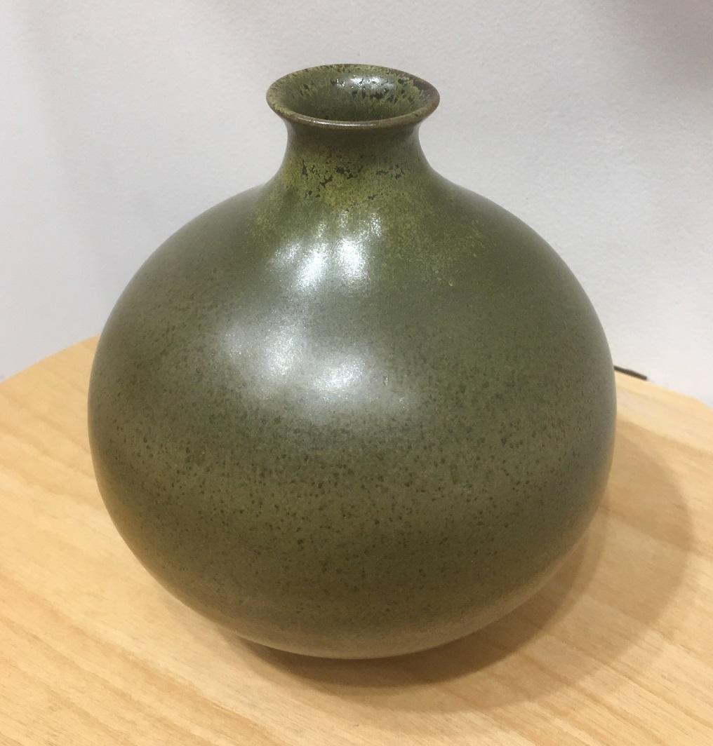 Moss Genji glaze (Taigenyu Kaki) "Seed" Kenta Hanai pottery exhibition
　　~ Nihonbashi Kiya Main Store izutuki~