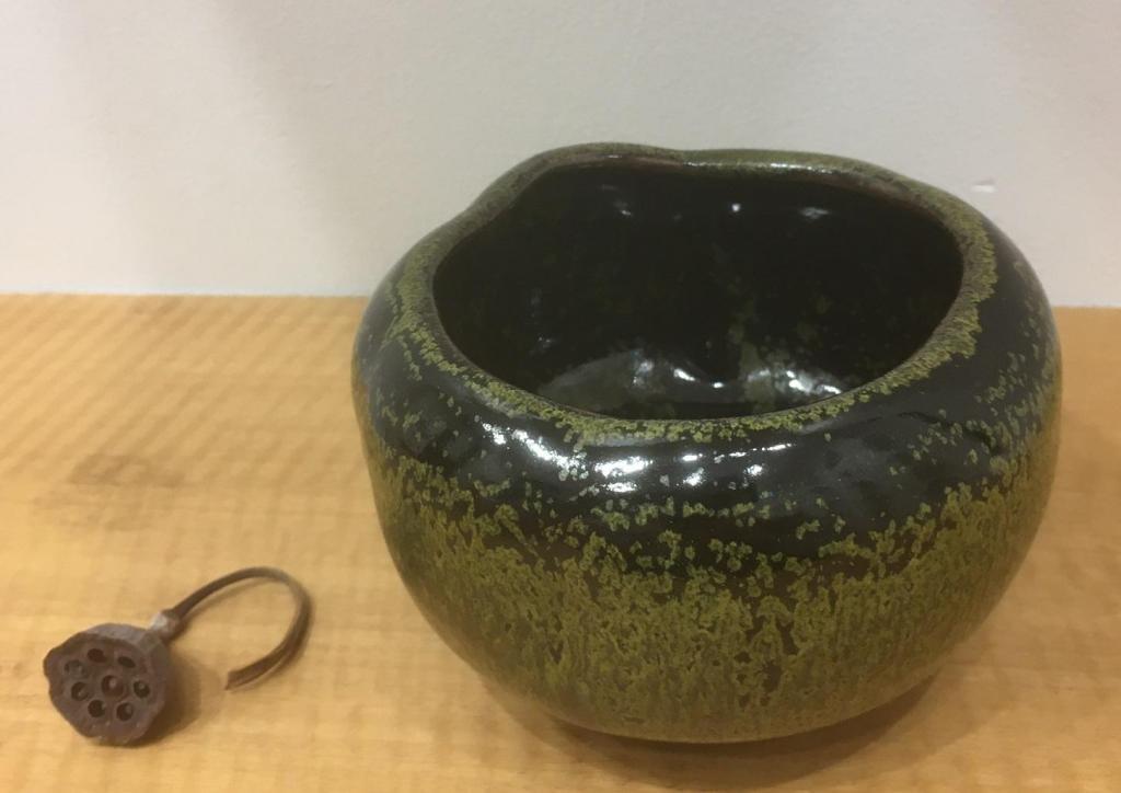 Moss glaze "Seed" Kenta Hanai Ceramics Exhibition
　　~ Nihonbashi Kiya Main Store izutuki~