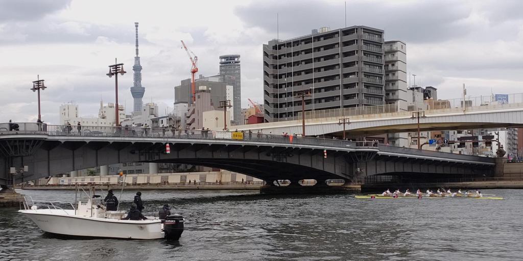  Spring feature of Sumida River The 91st Waseda-Keio Regatta