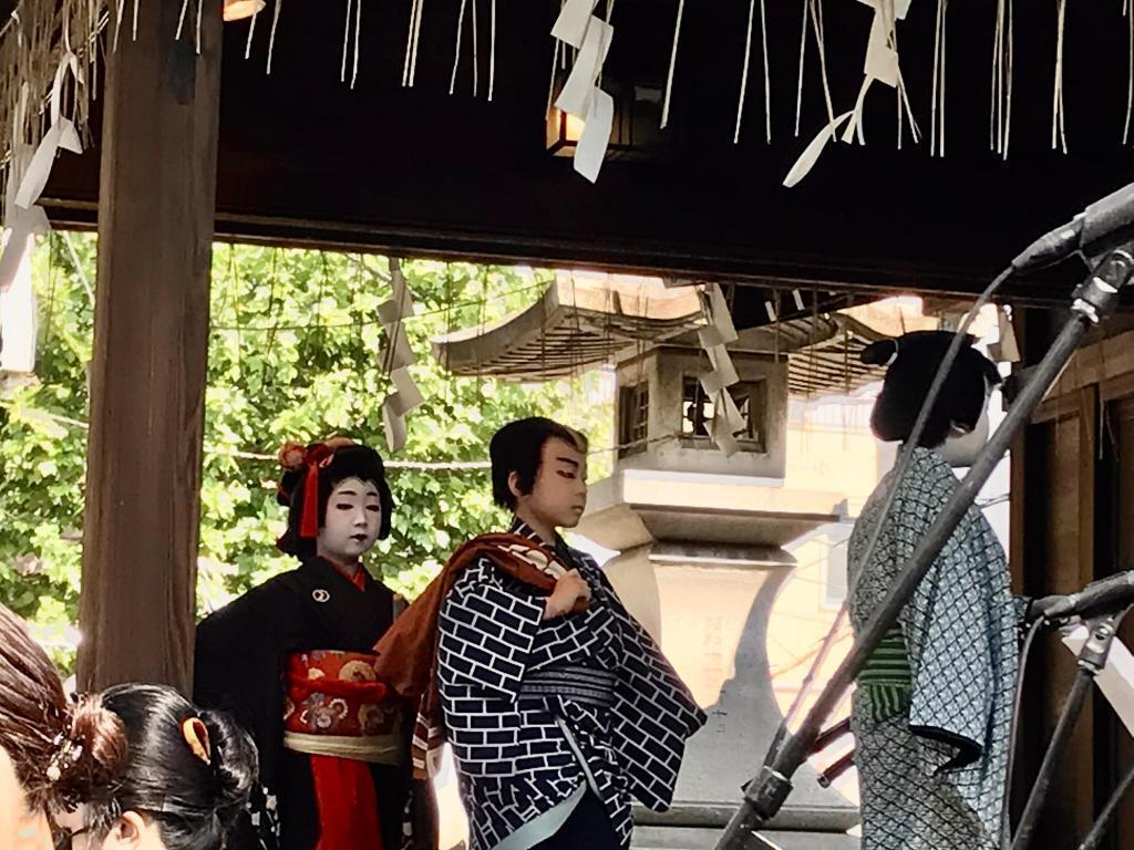 "Shintomiza Children's Kabuki"-Reitaisai festival Dedicated Performance-At the Tepposhu Inari Shrine Kagura Hall