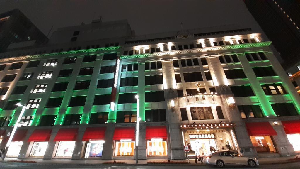  Chuo-ku also #Environment Day is green! Green Light Up in the Ginza and Nihonbashi areas