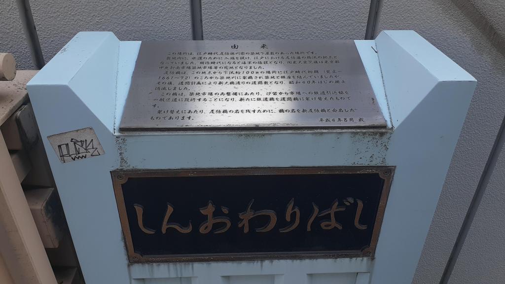  Field survey at 66 bridges in Chuo-ku! The world of tasty bridge nameplates