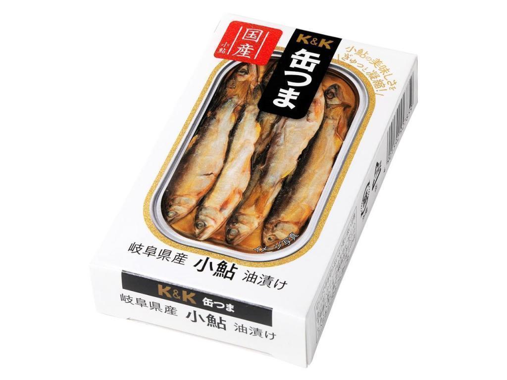 K & K can Tsumagi prefecture small sweetfish pickled 55g (Kaku 5C can)
900 yen (excluding tax)
Released “K & K Can Tsumagi prefecture small sweetfish oil pickled” for 36 months
　　ROJI Nihonbashi, head office of Kokubun Group